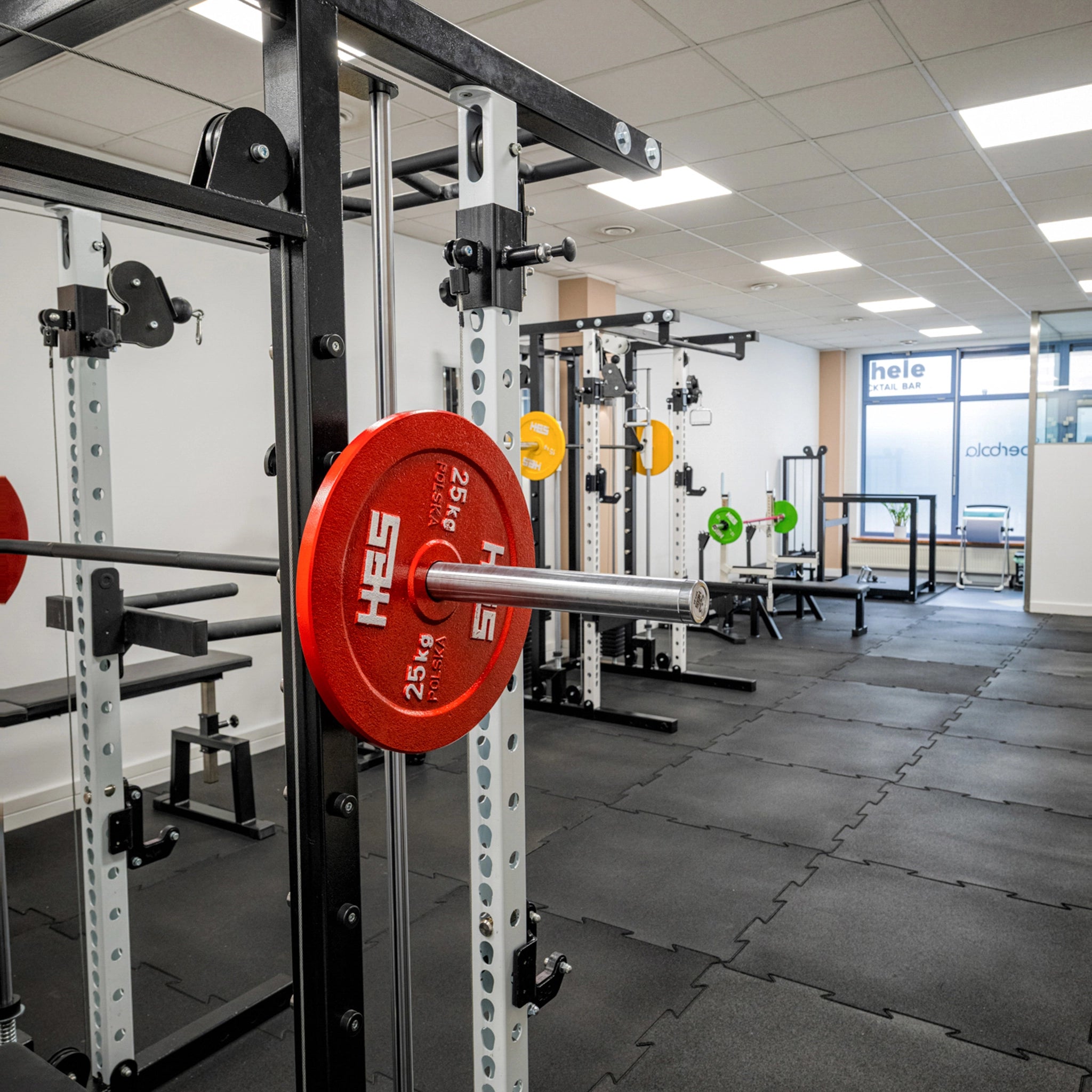 Wnętrze studia Hiperbola Fitness